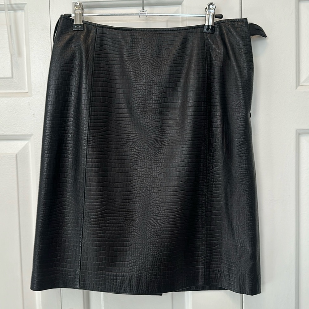 Ralph Lauren mini leather skirt